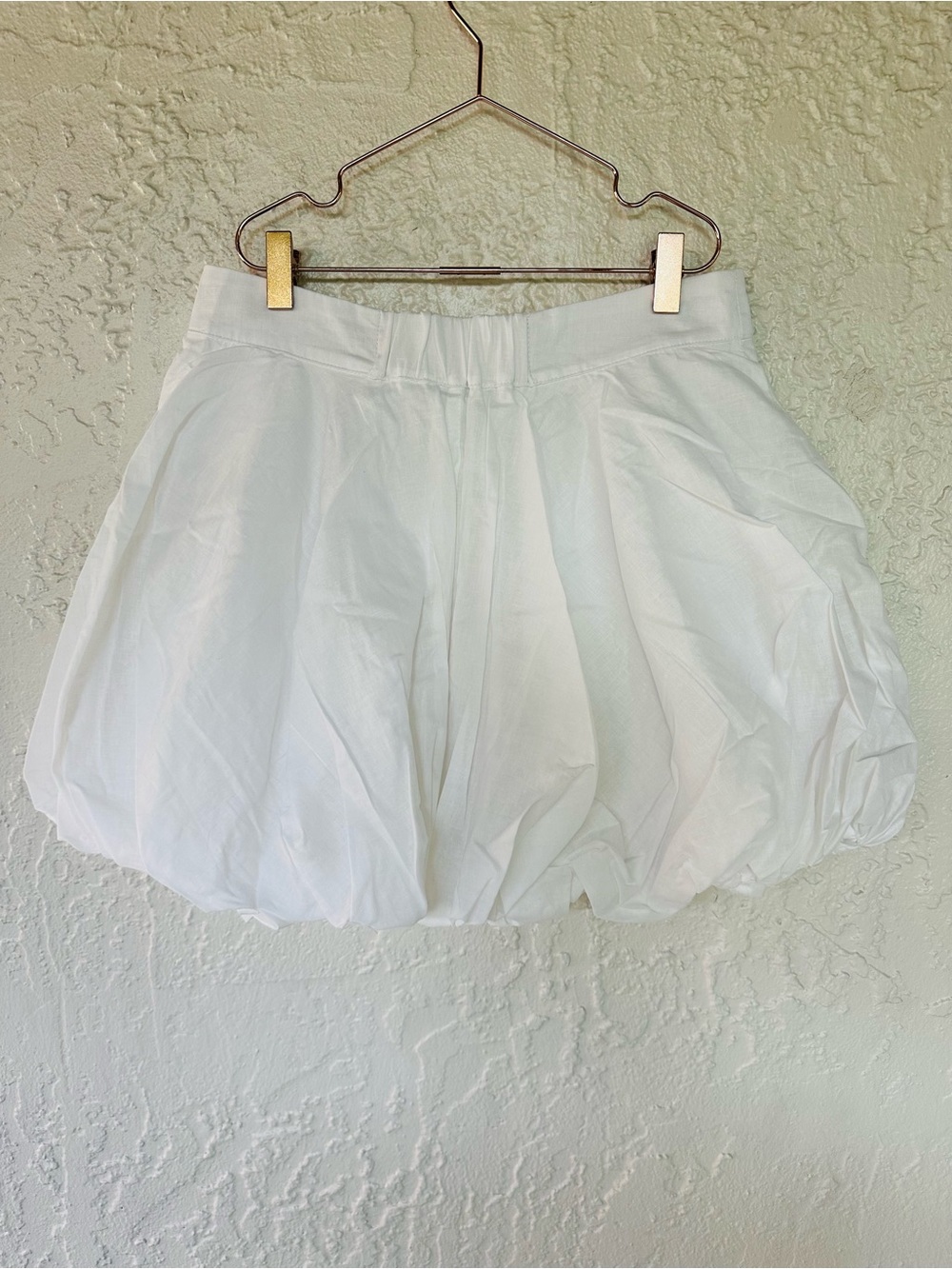 New DISSH Maria High Rise Balloon Hem White Linen Cotton Mini Skirt Boho - Picture 9 of 11